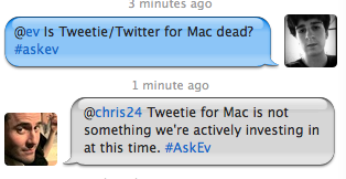 Tweetie for Mac Is Dead. At Least Right Now.
