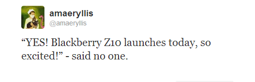The BlackBerry Z10 Launches Today - Does it Matter?