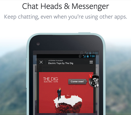 Chat Heads Arrive on Facebook Messenger for Android