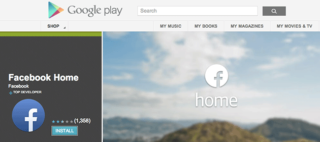 Google closes Play Store loophole used by Facebook Home