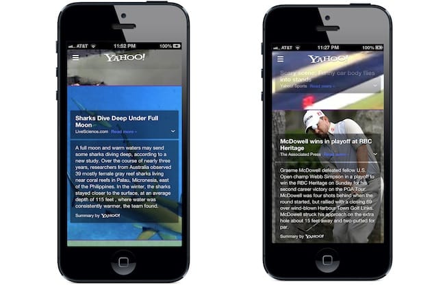 Yahoo Shows Off Its Agility, Releases Updated App With Summly Integration