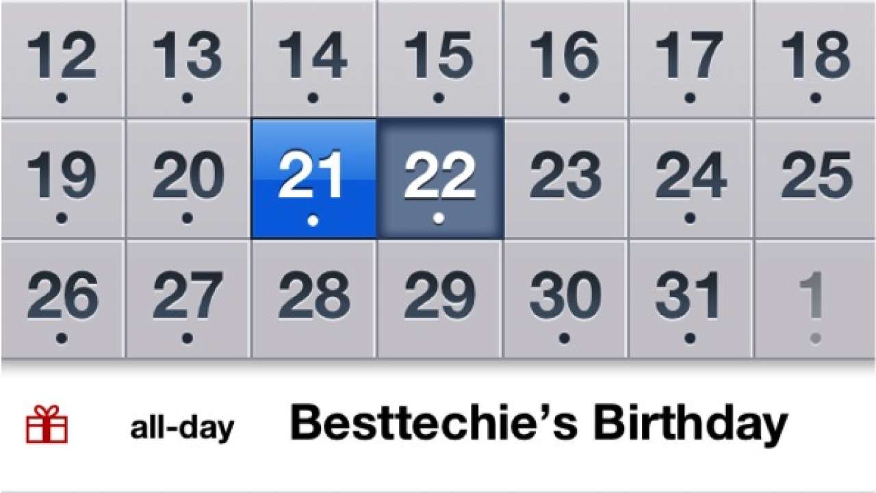 How To: Never Forget A Birthday With iOS