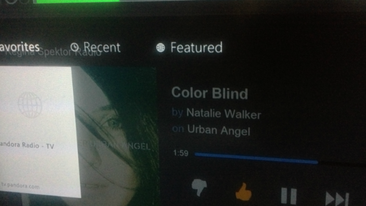 Pandora comes to Xbox 360 and PS3 as an HTML 5 Web app