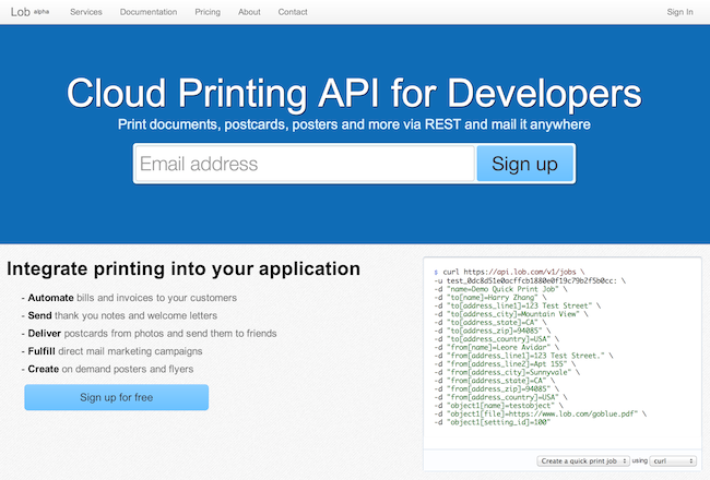 Lob Is A Cloud Printing Service That Wants to Be the Amazon Web Services of Printing