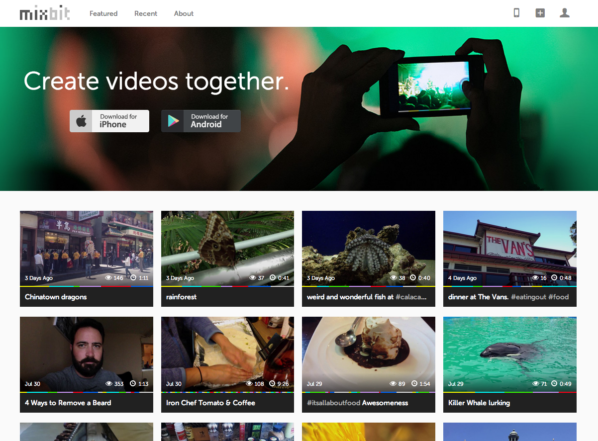 YouTube Founders Unveil MixBit, Their Semi-Competitor to Vine and Instagram