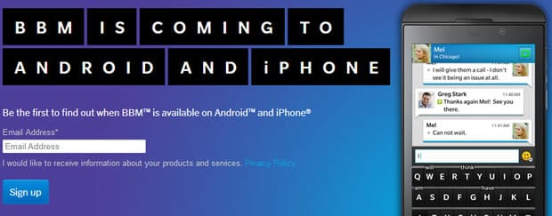 BlackBerry Messenger for Android Flooded With Fake Reviews on Google Play