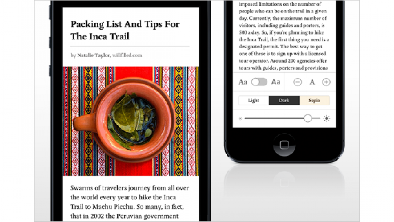 Pocket updates for iOS 7, brings new design and Instant Sync