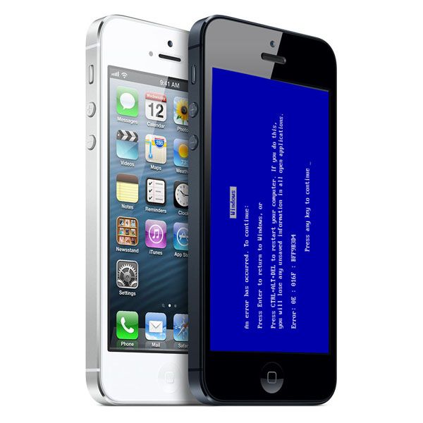 The Infamous Blue Screen of Death…on Apple’s iPhone 5s?