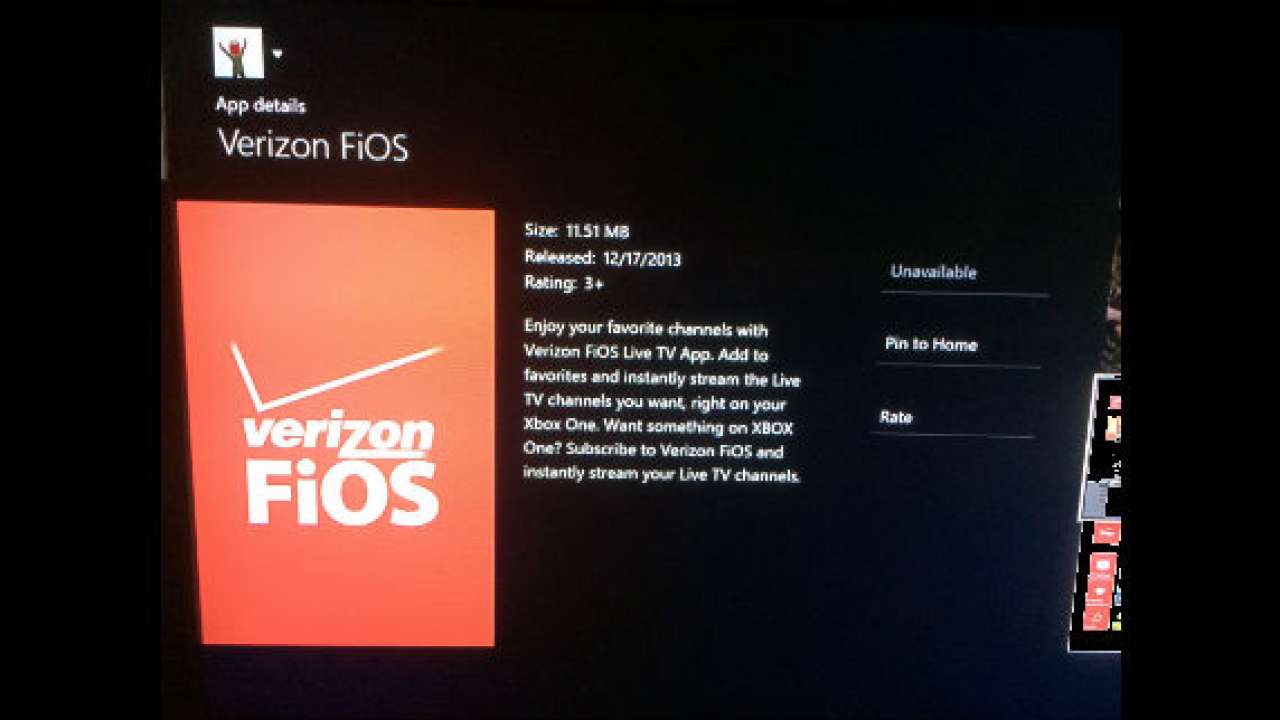 Verizon FiOS App Arrives for Xbox One