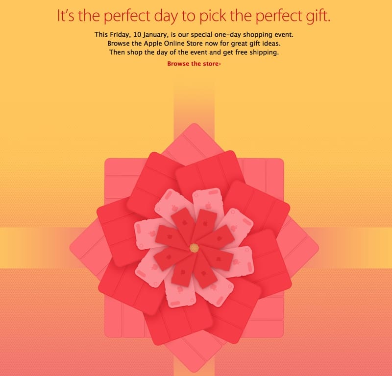 Apple to Offer Big Discounts on January 10 in Asia