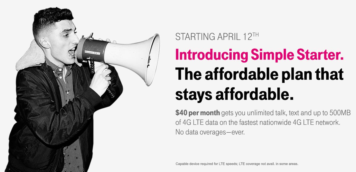 T-Mobile Announces $40 Simple Starter Plan, More Changes Incoming