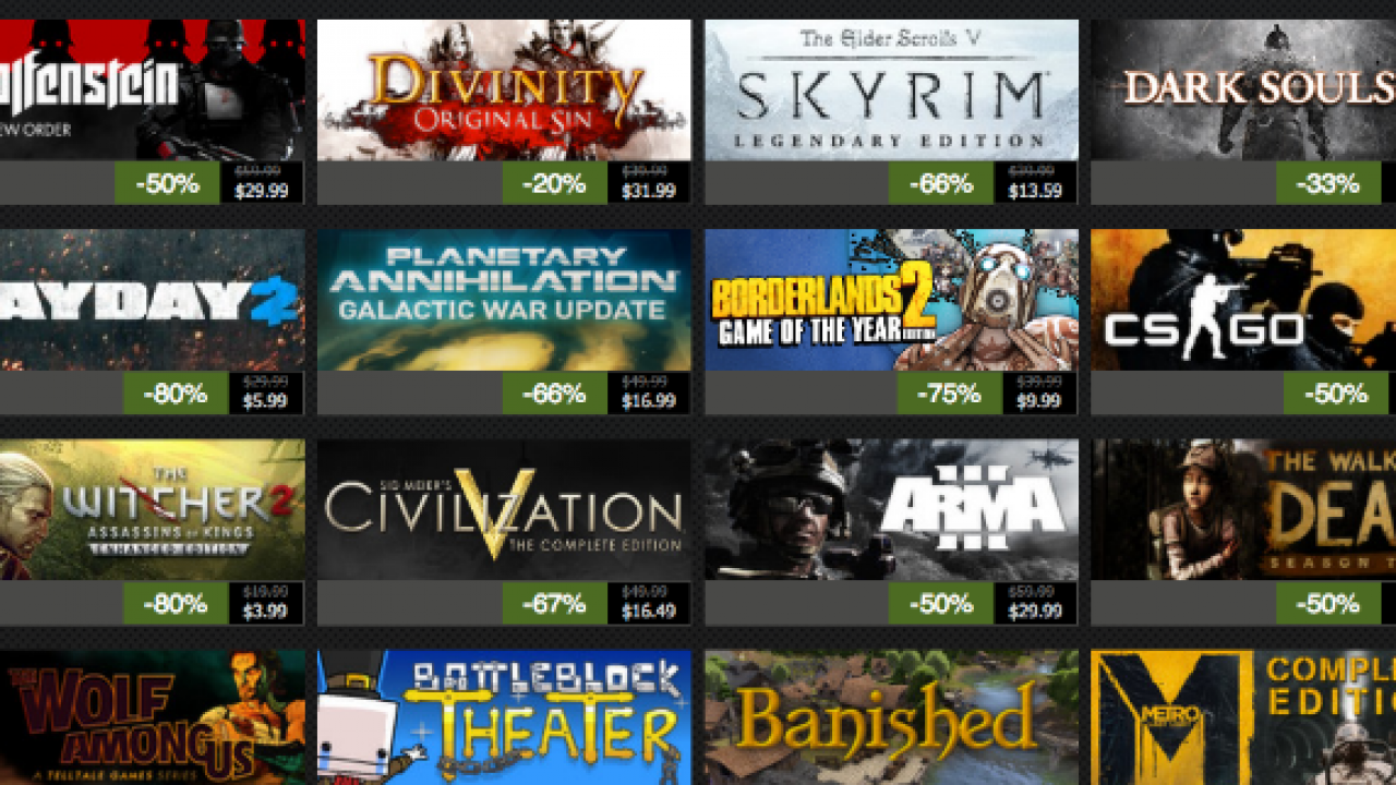 Steam's 'Summer Sale' Ends Tomorrow, Encore Sale Happening Now