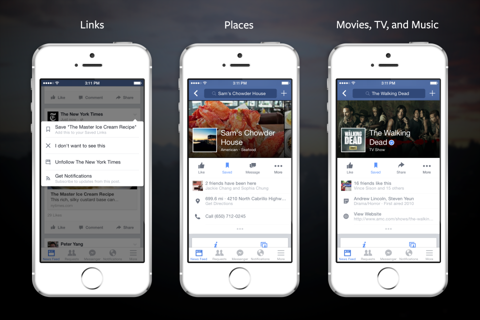 Weekend Wrap-Up: Facebook Introduces 'Save' Feature; OS X Yosemite Now in Public Beta