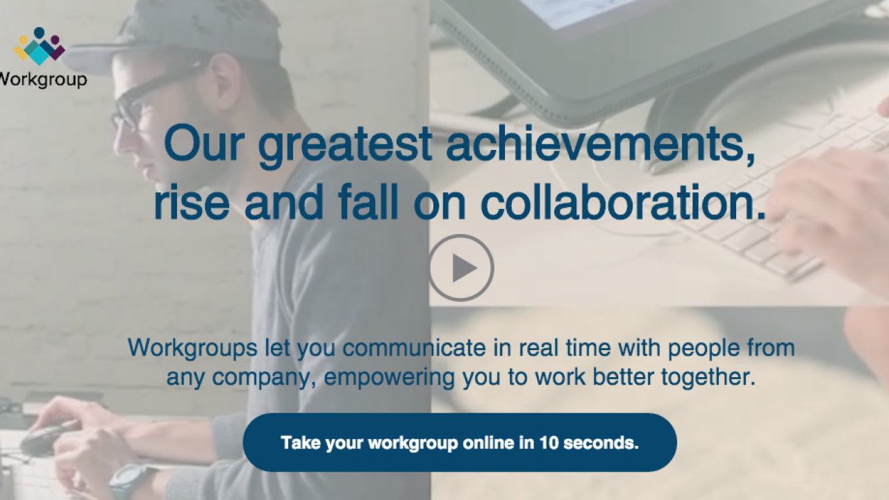 Workgroup Thinks Its Found A Better Way to Work in Groups Online