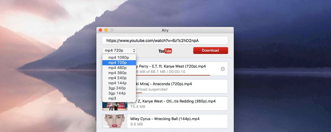 Review: Airy, a YouTube video downloader, for Windows and macOS