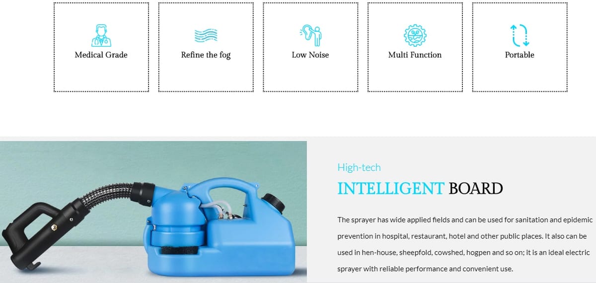 New machines help to disinfect business facilities