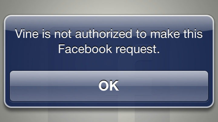 Facebook Blocks Vine from Finding Your Friends