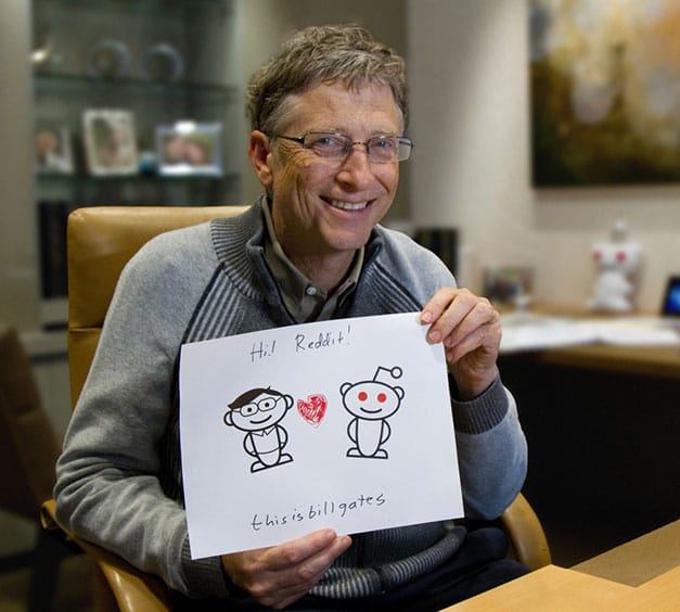 Bill Gates Takes Part in Reddit AMA Using 80-inch Windows 8 Tablet