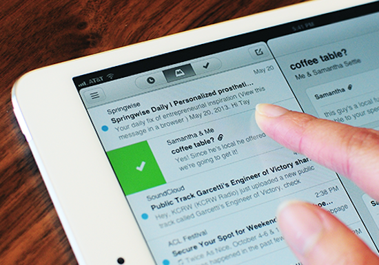 Mailbox Releases iPad Version of Its Email App