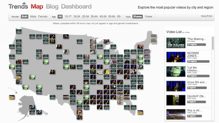 YouTube Launches Trends Map, So You Can See What Others Are Watching