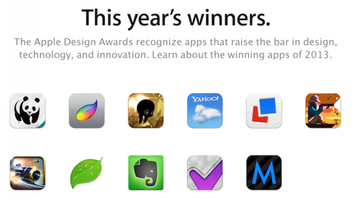 Letterpress, Evernote, Coda 2 Make Apple's 2013 List of Best Designed Apps