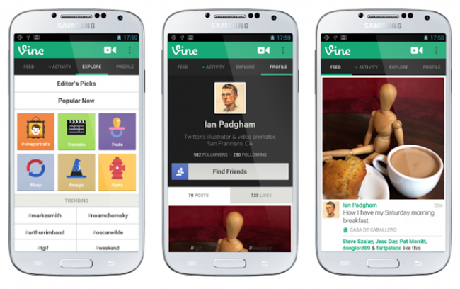 Twitter Releases Vine for Android