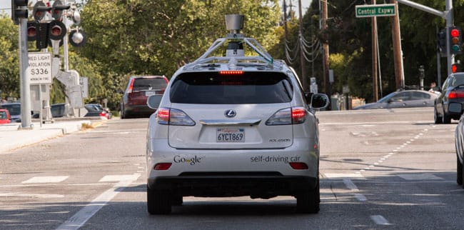 Self-Driving Google Car Tackles City Streets with Ease