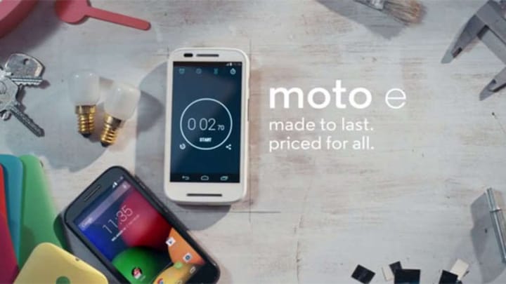 Motorola Sharpens its Brilliant Focus on Lifestyle with Super-Cheap, $129 Moto E