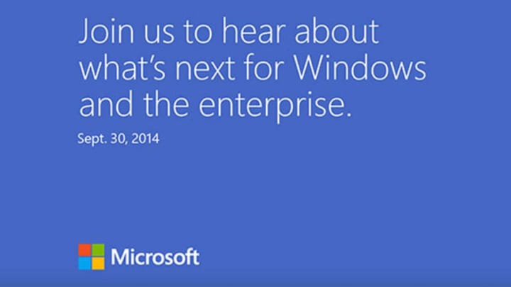Microsoft Officially Announces Sept. 30 Windows Event