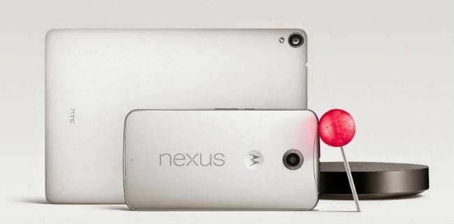 Android Lollipop, Nexus 6, Nexus 9, & Nexus Player Announced