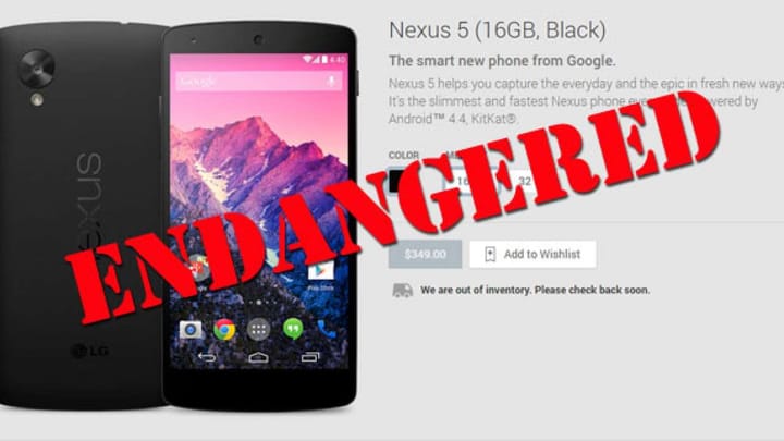 Google Officially Ends Nexus 5 Production