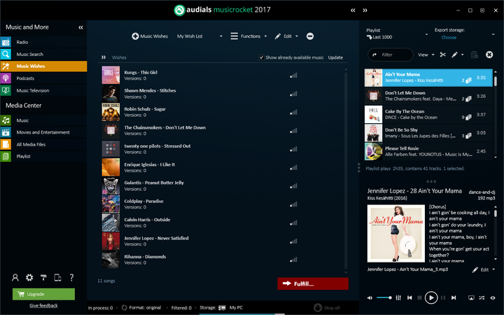 Review: Audials Music Rocket 2017