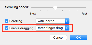 three-finger-drag-setting