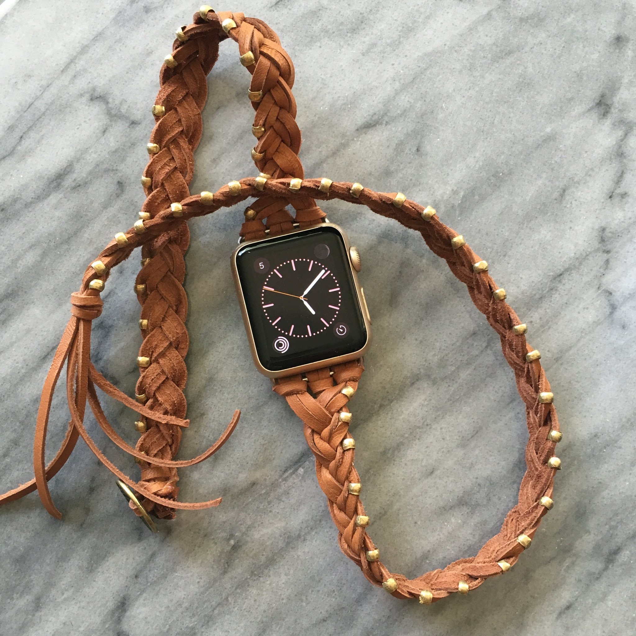 Spark*l Kristi Braided Lux Boho Apple Watch Band﻿